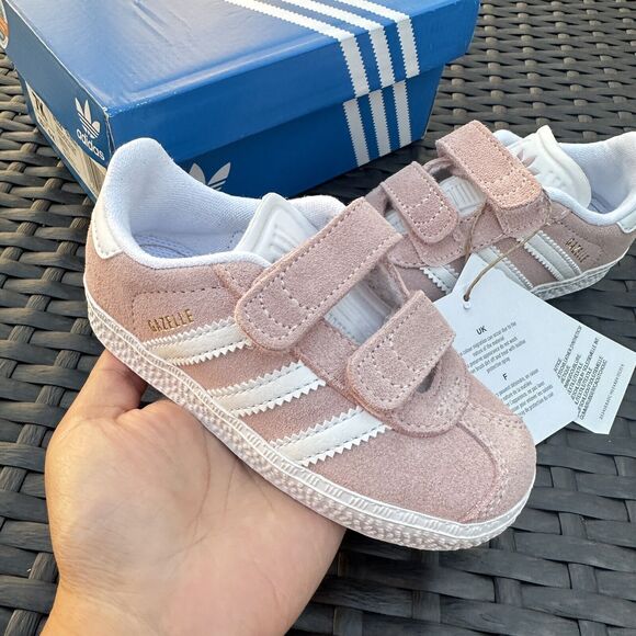 Adidas Gazelle Icey Pink Infant Shoes AH2229 Size 9K - Picture 1 of 13